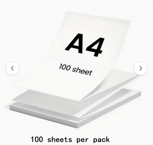 A4 Continuous Folded Thermal Paper, Compatible with A4 thermal Printers Not Suitable For Laser Or Inkjet Printers